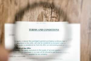 terms and condition